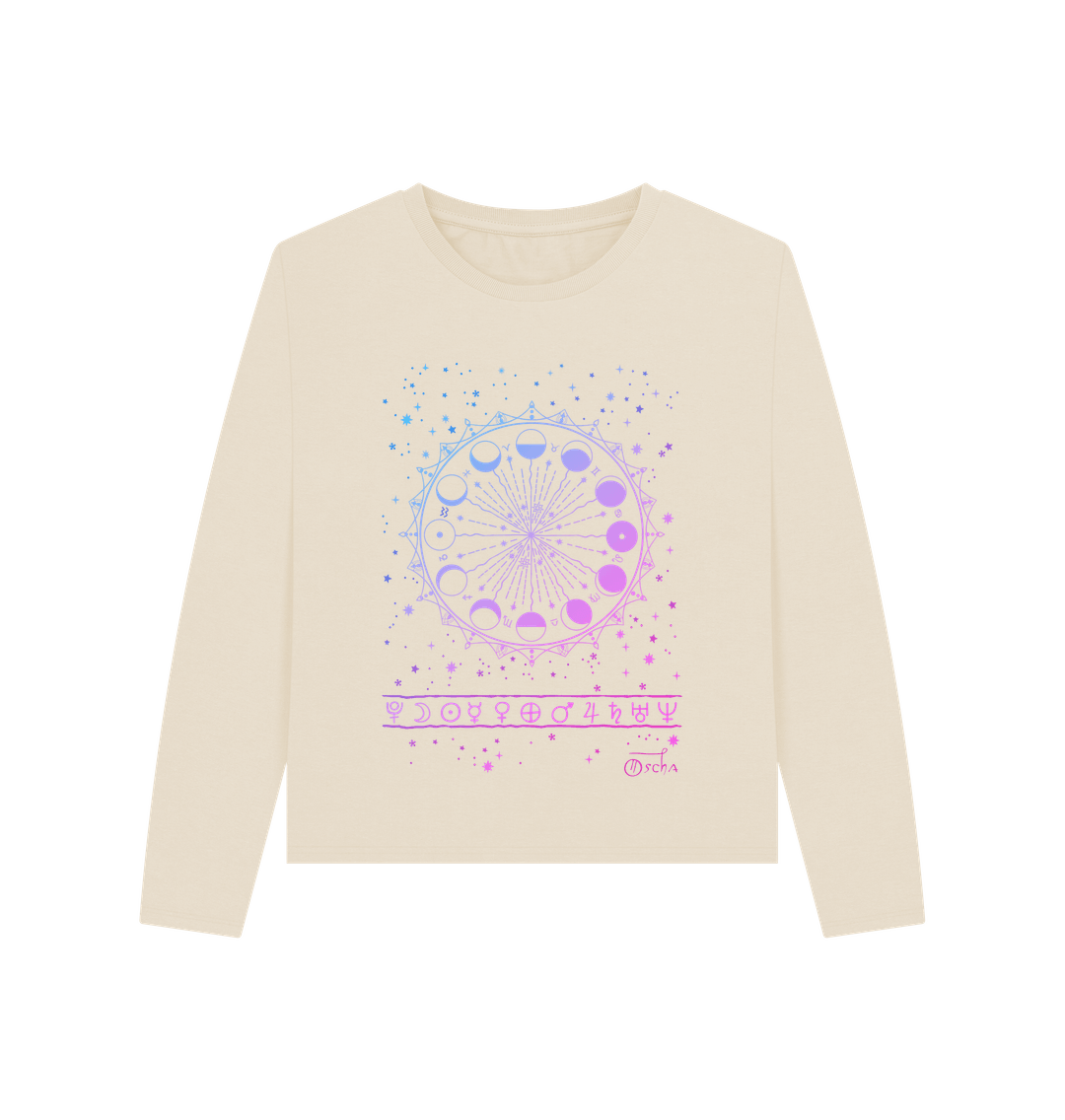 Oat Lunae Women's Heavyweight Long Sleeve T-Shirt