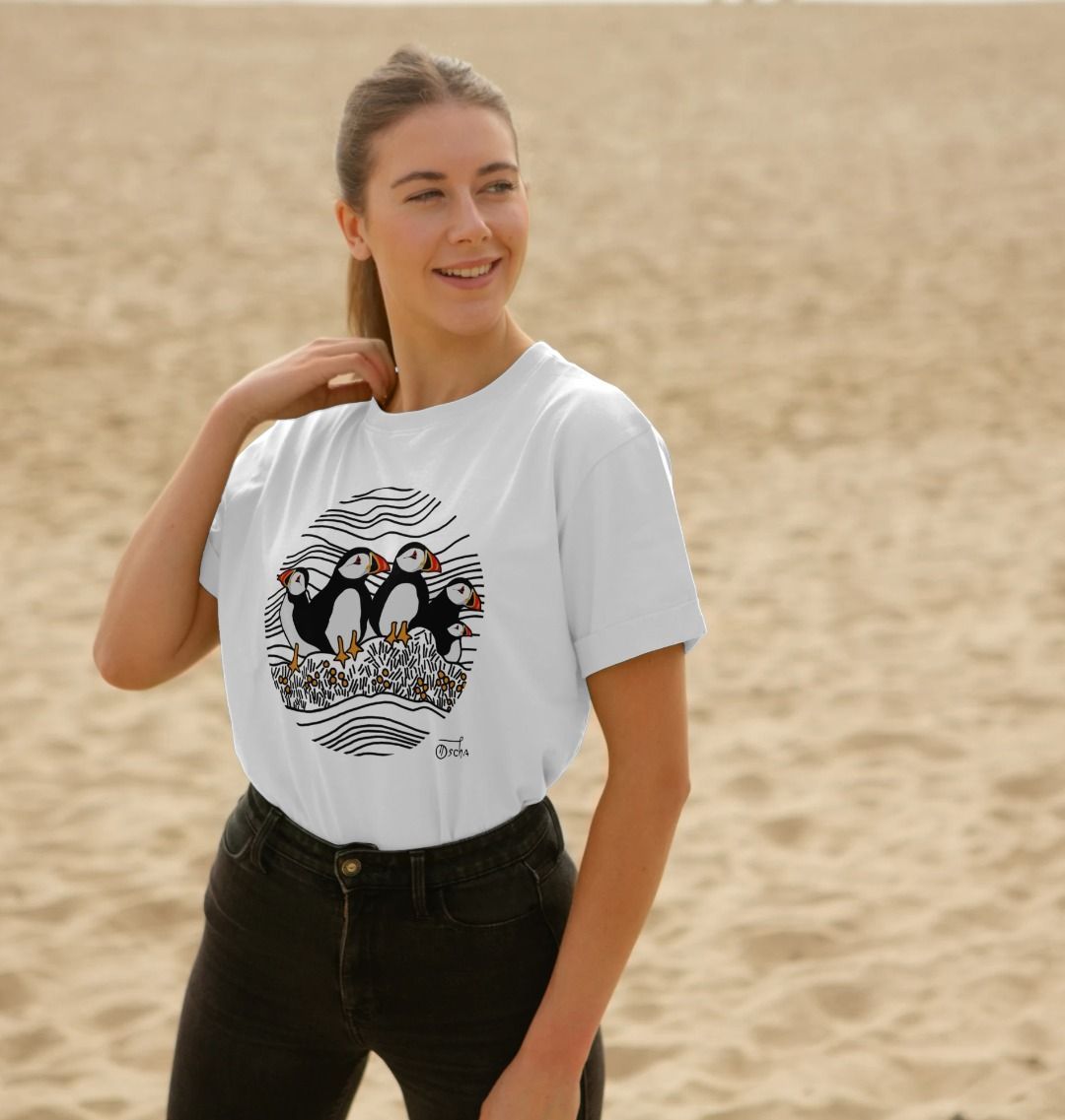 Puffins Circus Relaxed Fit T-shirt