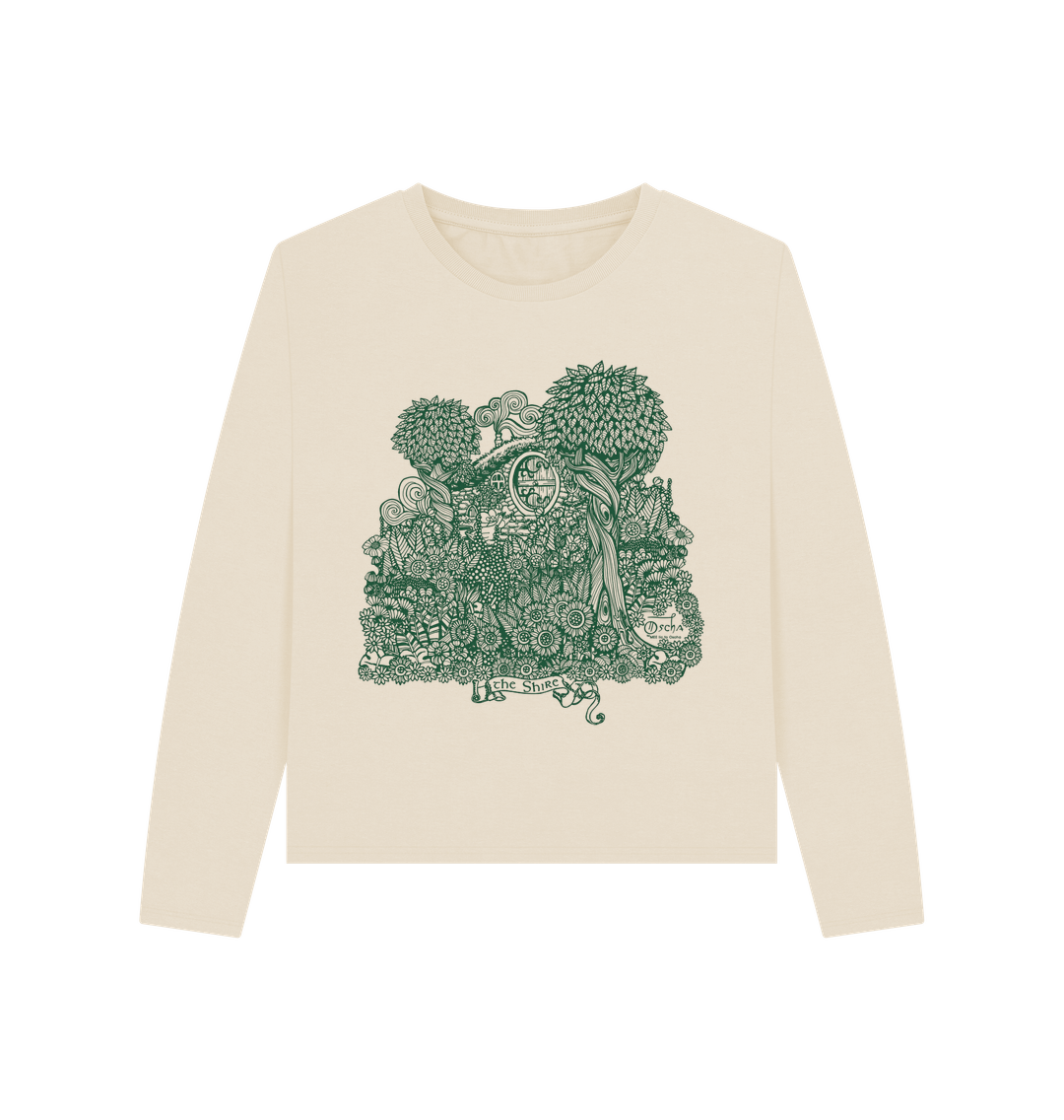 Oat SHIRE\u2122 Women's Heavyweight Long Sleeve T-Shirt