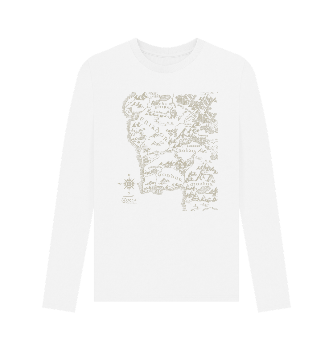 White Realm of MIDDLE-EARTH\u2122 Long Sleeved T-Shirt