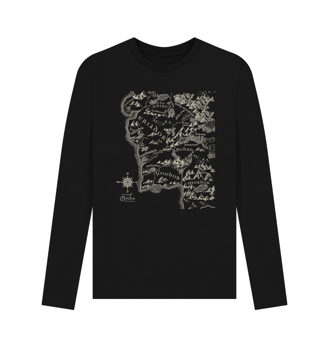 Black Realm of MIDDLE-EARTH\u2122 Long Sleeved T-Shirt