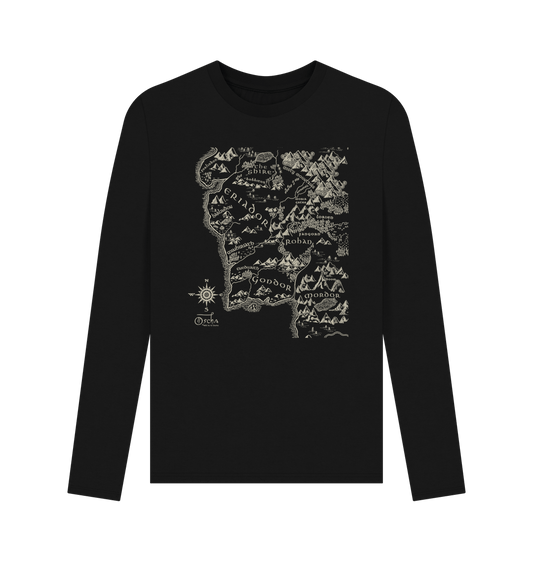 Black Realm of MIDDLE-EARTH\u2122 Long Sleeved T-Shirt