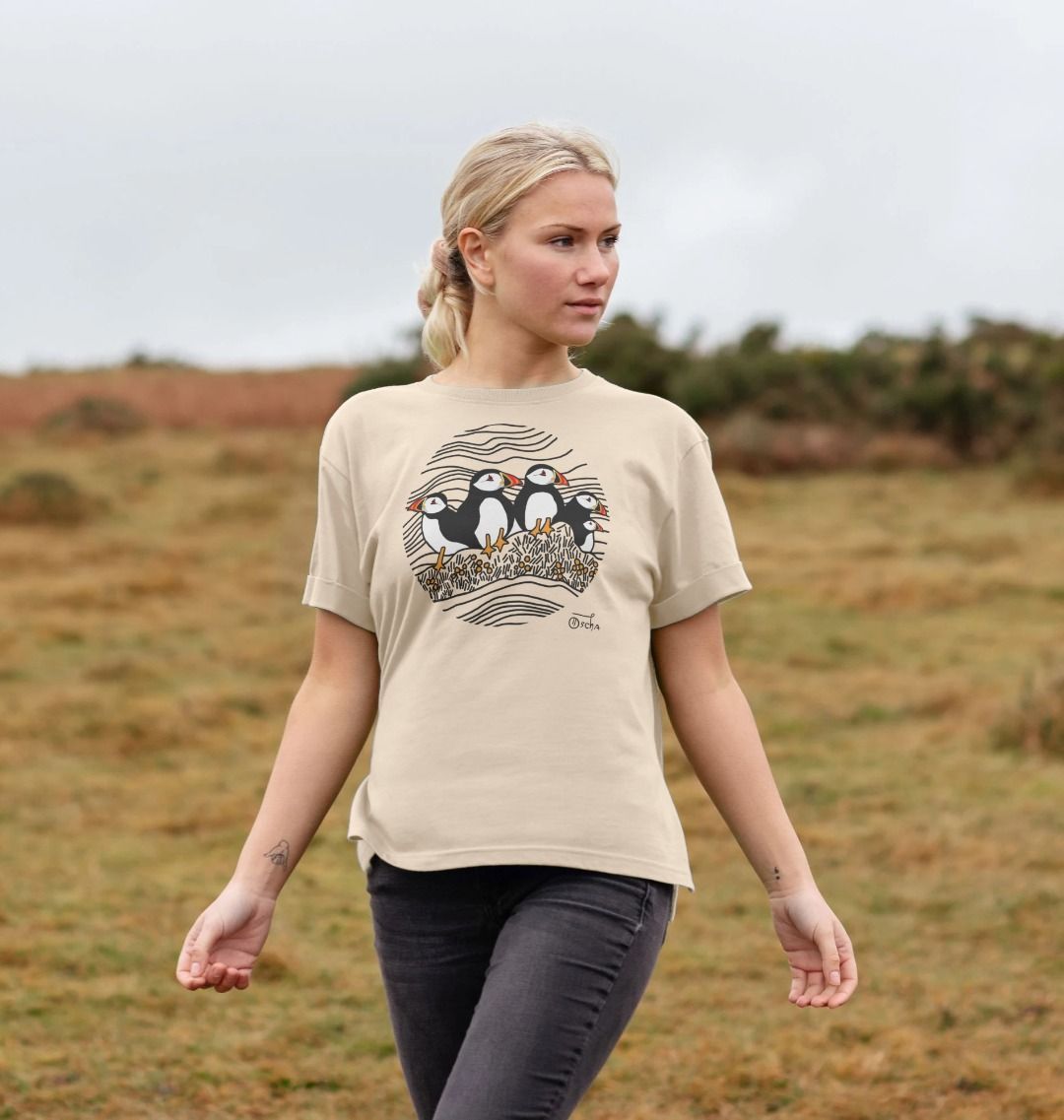 Puffins Circus Relaxed Fit T-shirt