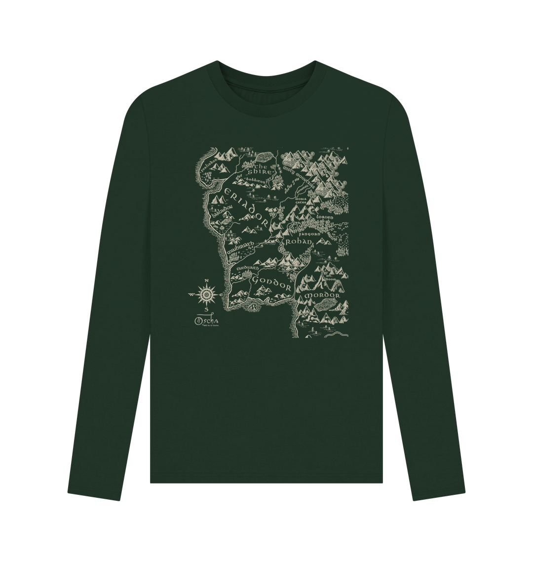 Evergreen Realm of MIDDLE-EARTH\u2122 Long Sleeved T-Shirt