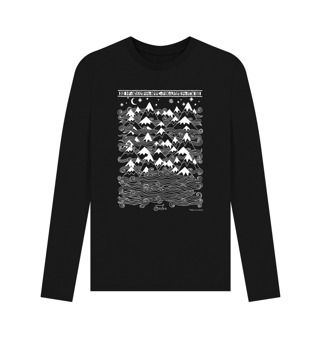 Black MISTY MOUNTAINS\u2122 Long Sleeved T-Shirt