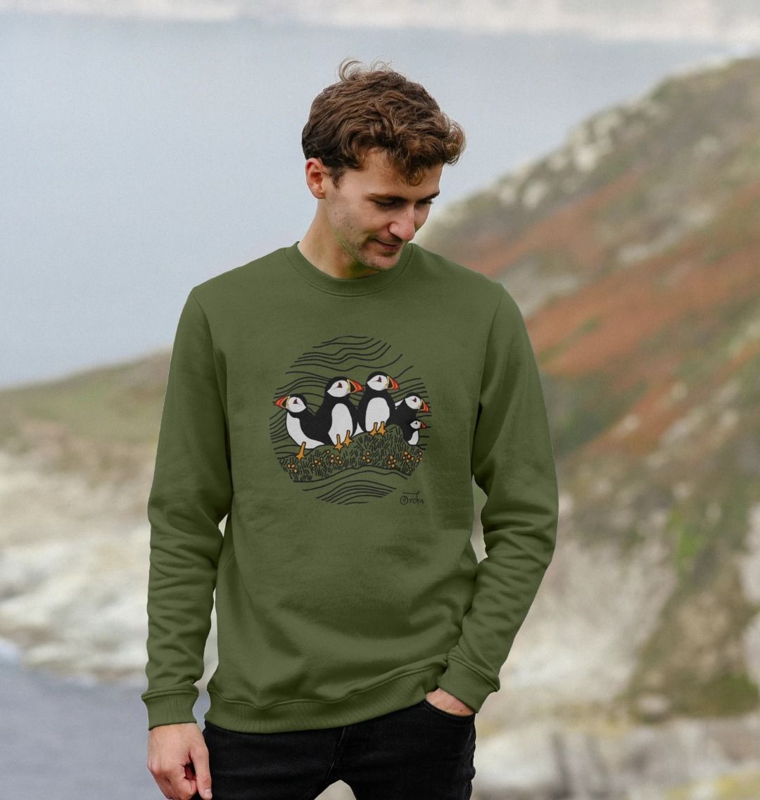 Puffins Circus Crew Neck Sweater