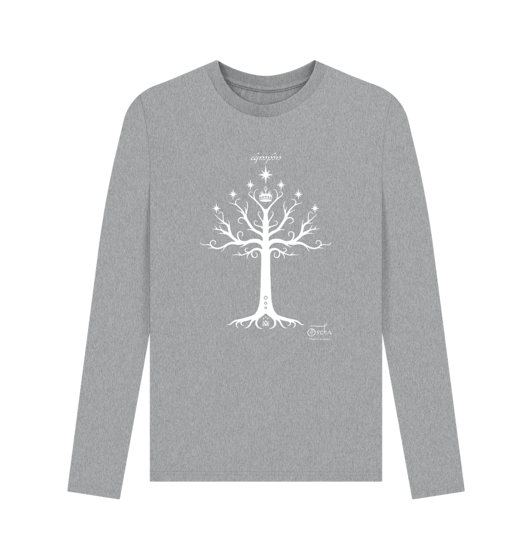 Athletic Grey Tree of GONDOR Long Sleeved T-Shirt
