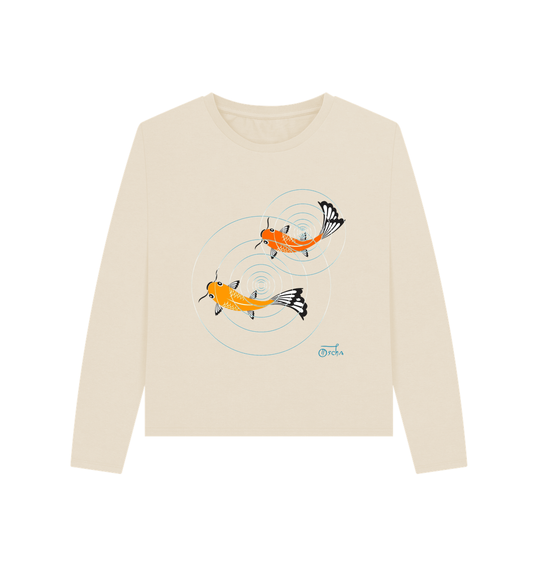 Oat Koi Women's Heavyweight Long Sleeve T-Shirt