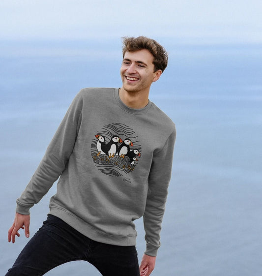 Puffins Circus Crew Neck Sweater
