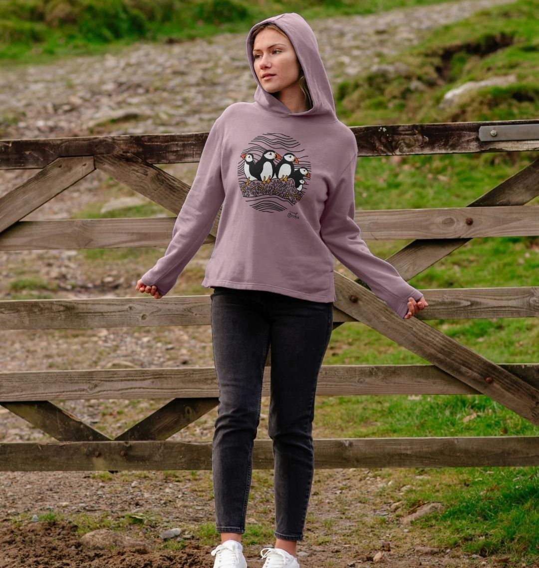 Puffins Circus Relaxed Fit Hoodie