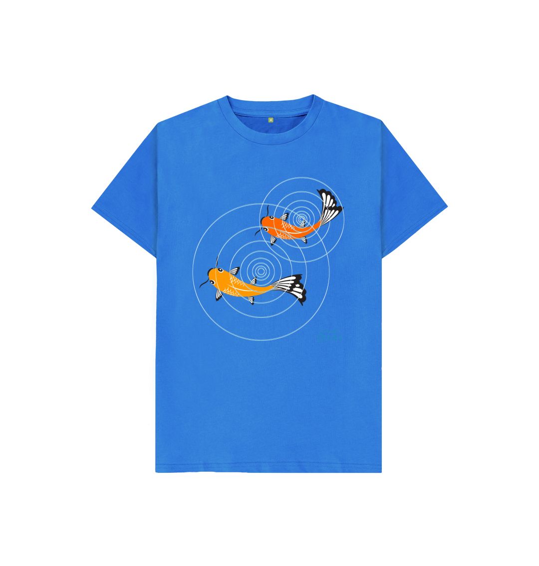 Bright Blue Koi Kids T-shirt