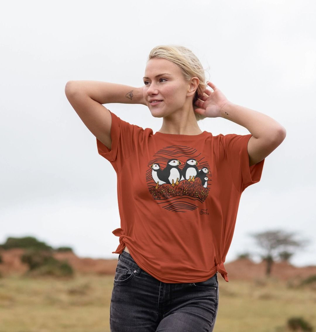 Puffins Circus Relaxed Fit T-shirt