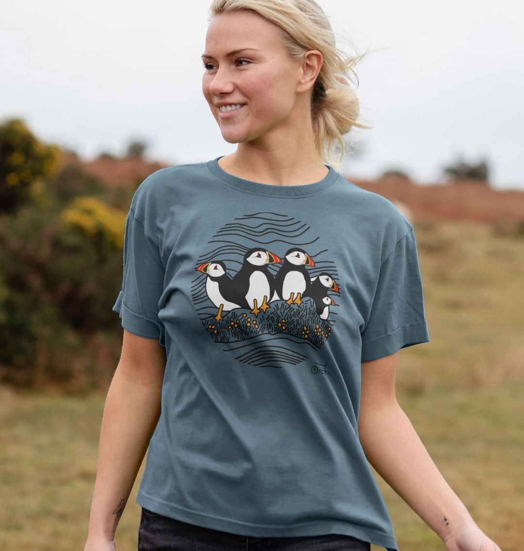 Puffins Circus Relaxed Fit T-shirt