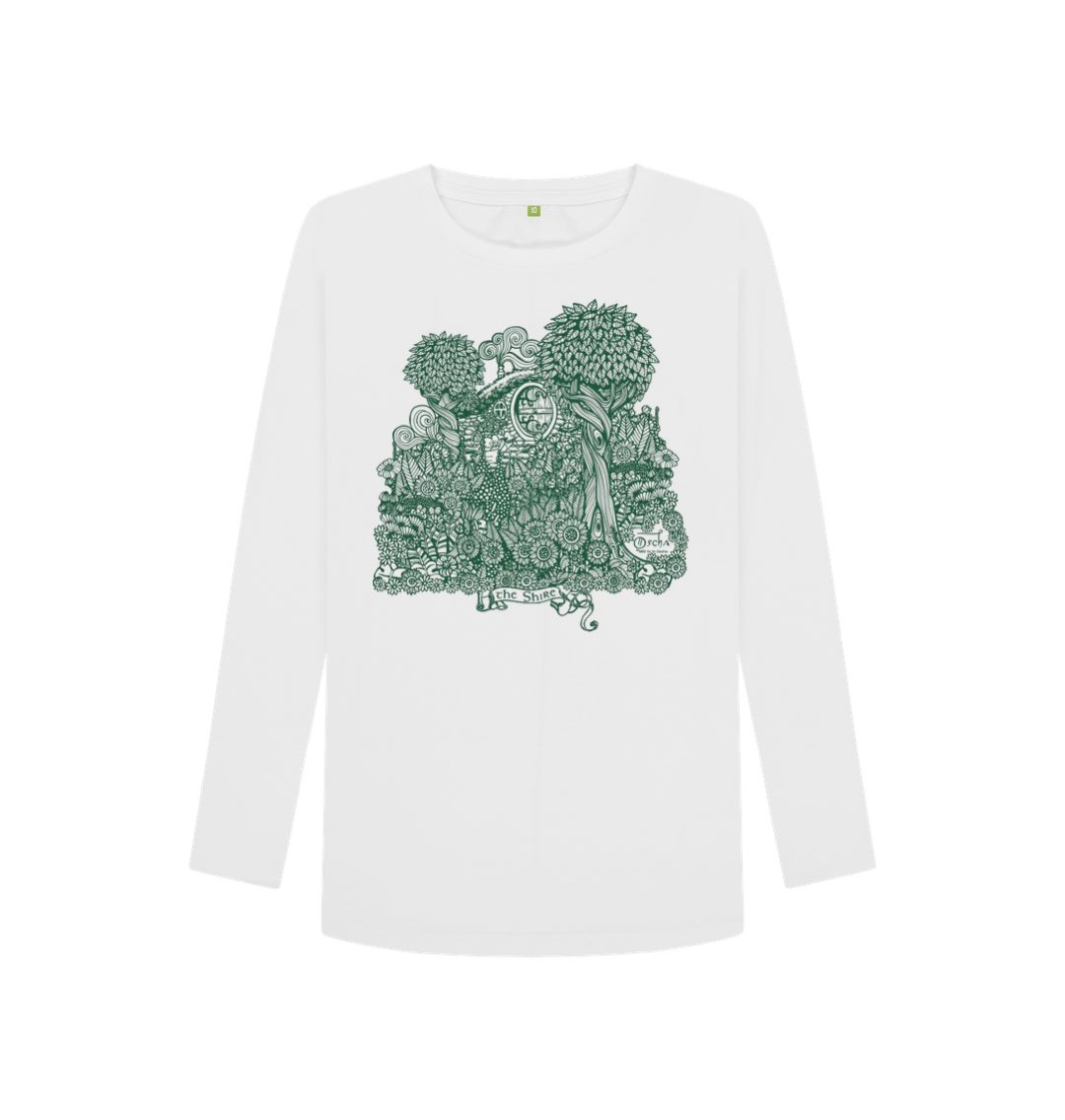 White SHIRE\u2122 Women's Long Sleeved T-Shirt