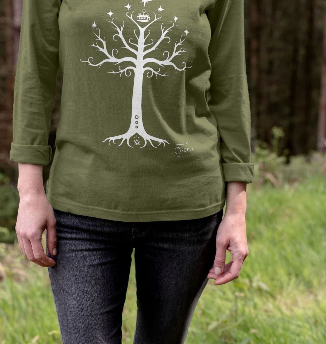 Tree of GONDOR™ Women's Long Sleeved T-Shirt