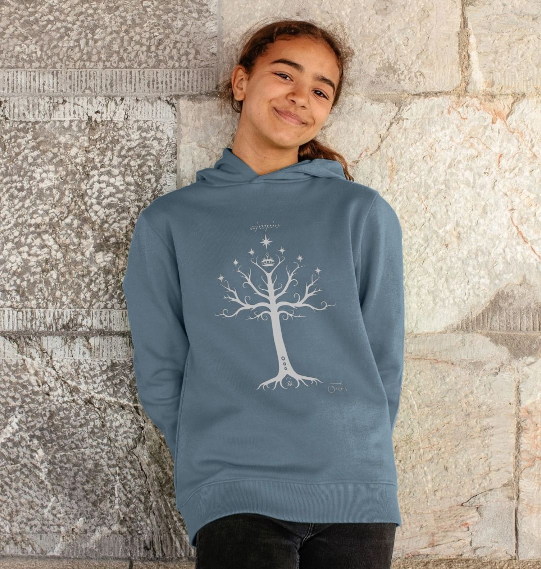 White tree clearance of gondor hoodie