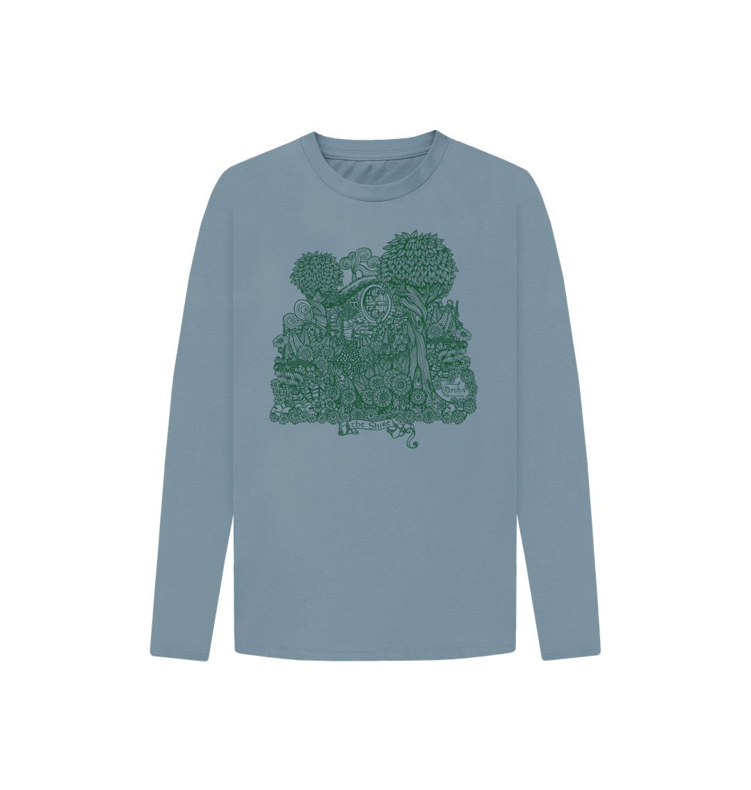 Stone Blue SHIRE\u2122 Kids Long Sleeved T-shirt