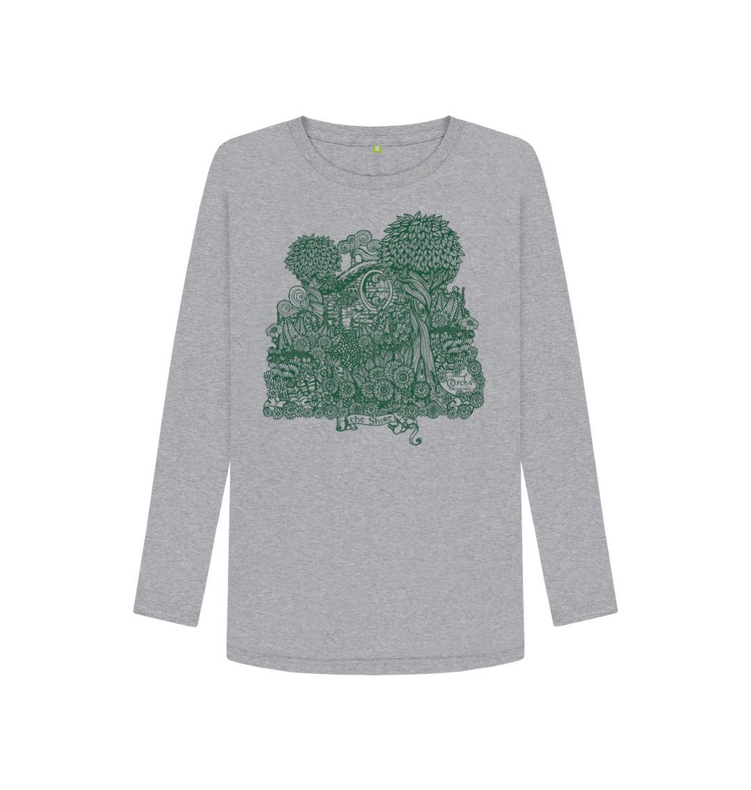 Athletic Grey SHIRE\u2122 Women's Long Sleeved T-Shirt