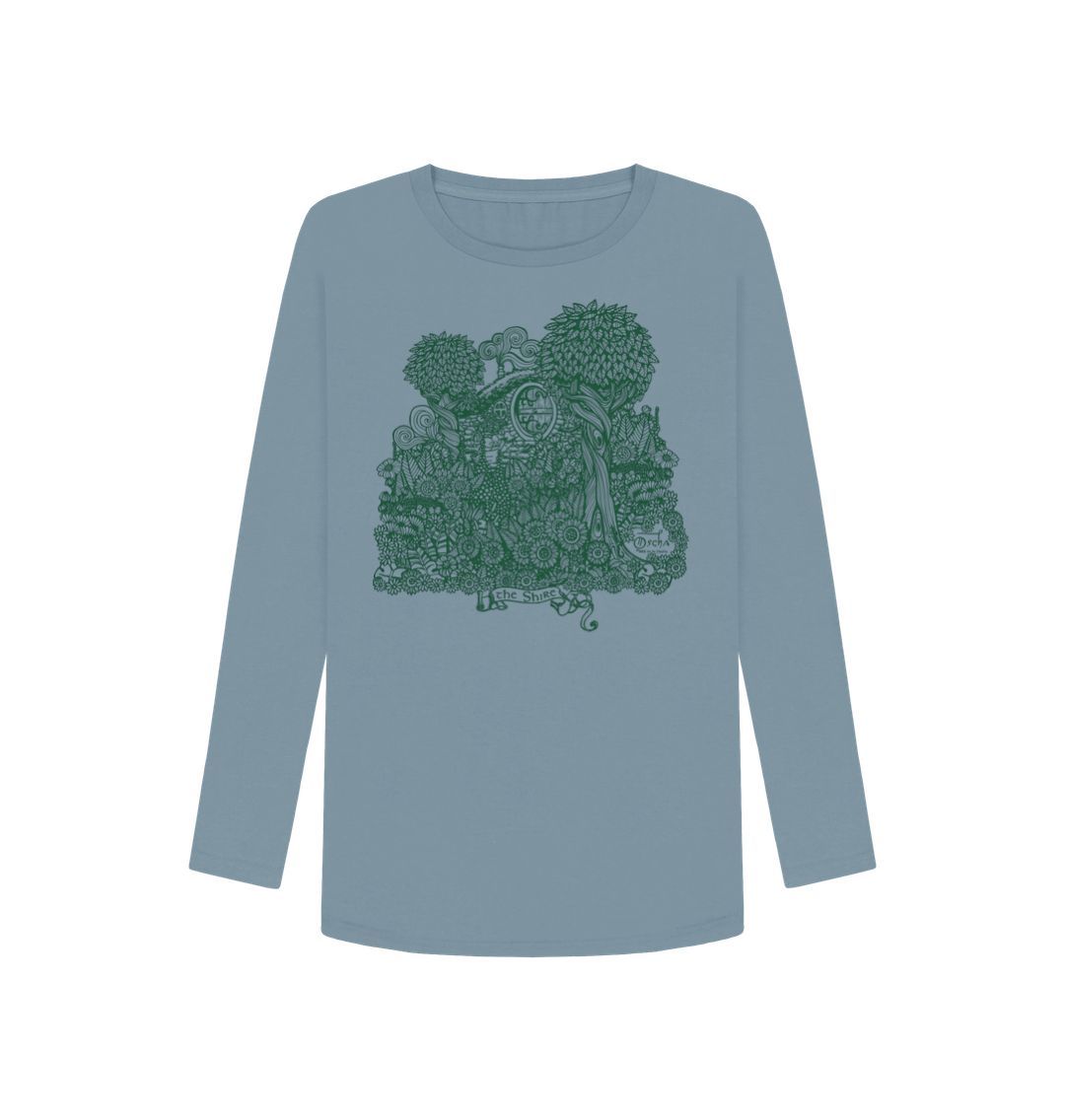 Stone Blue SHIRE\u2122 Women's Long Sleeved T-Shirt