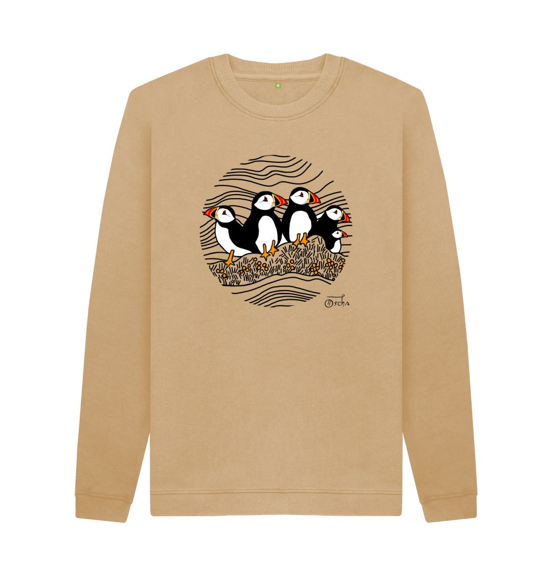 Sand Puffins Circus Crew Neck Sweater