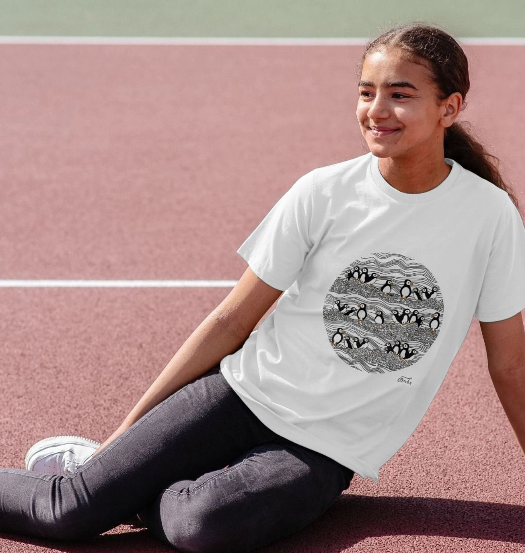 Puffins Organic Kids T-shirt