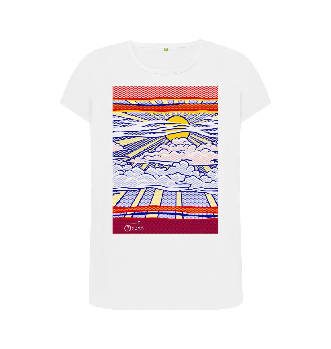 White Wish You Were Here Crew Neck T-Shirt