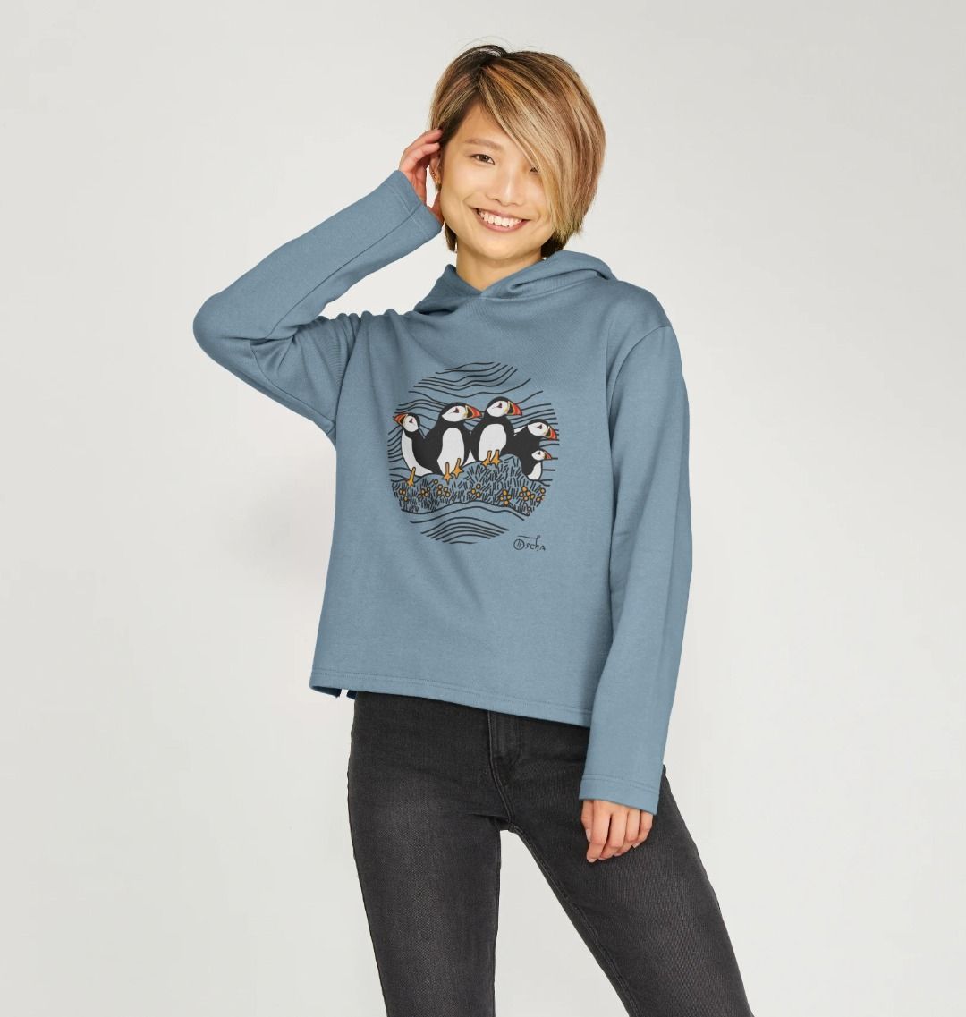 Puffins Circus Relaxed Fit Hoodie