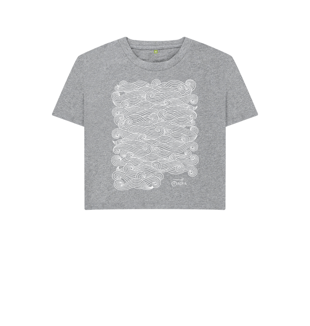 Athletic Grey Printed T-shirt Front