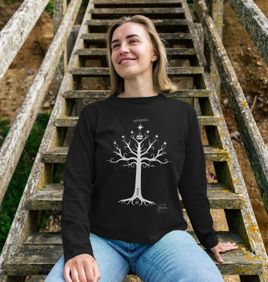 Tree of GONDOR™ Women's Heavyweight Long Sleeve T-Shirt