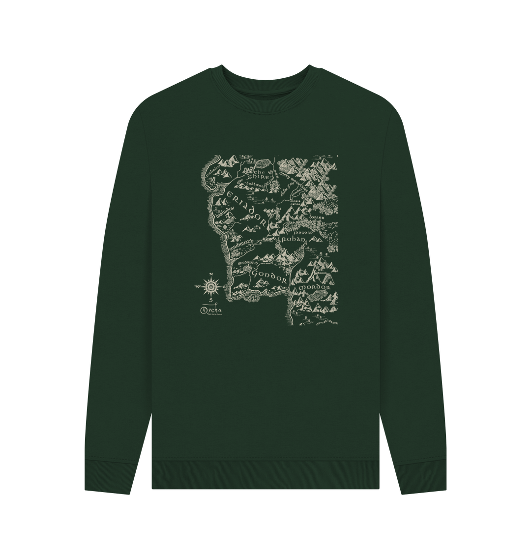 Evergreen Printed Sweater Front