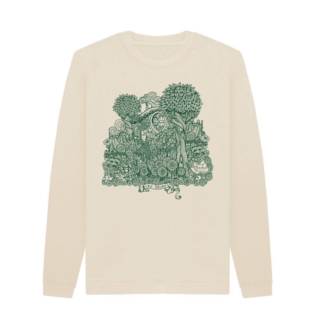 Oat Printed Sweater Front