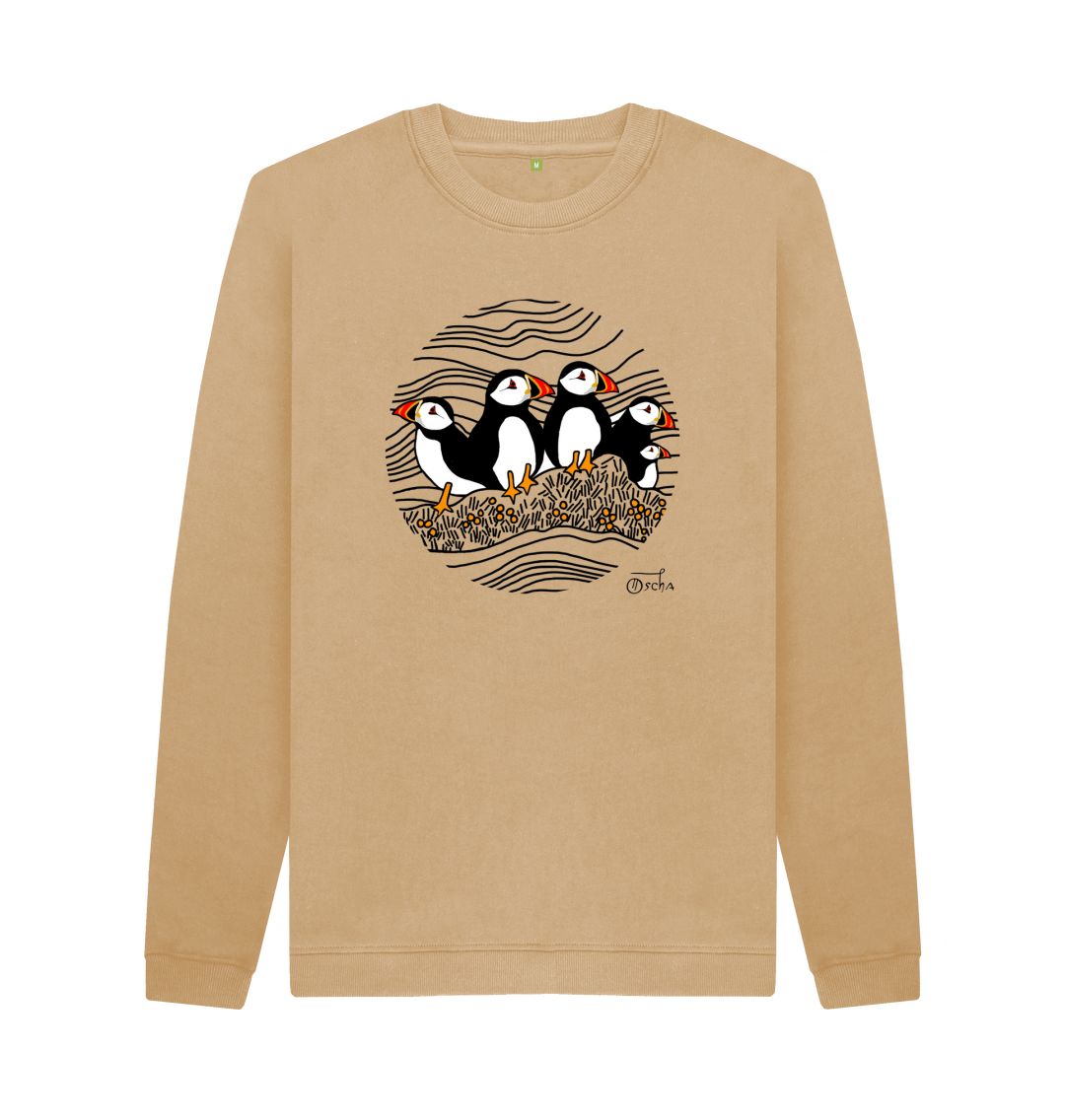 Sand Puffins Circus Crew Neck Sweater